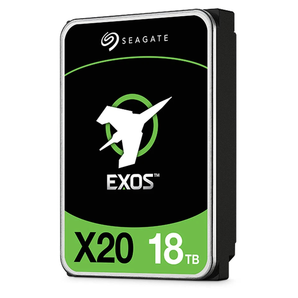 Seagate Exos X20 18TB HDD | SATA 3.5-inch Internal Hard Drive | ST18000NM003D